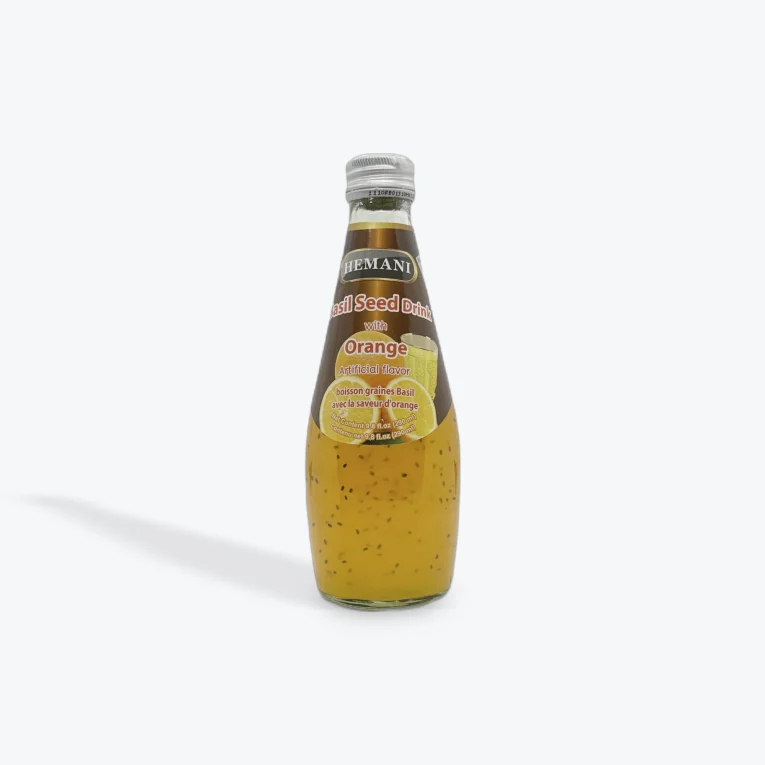 HEMANI Basil Seed Drink - ORANGE 290 ml