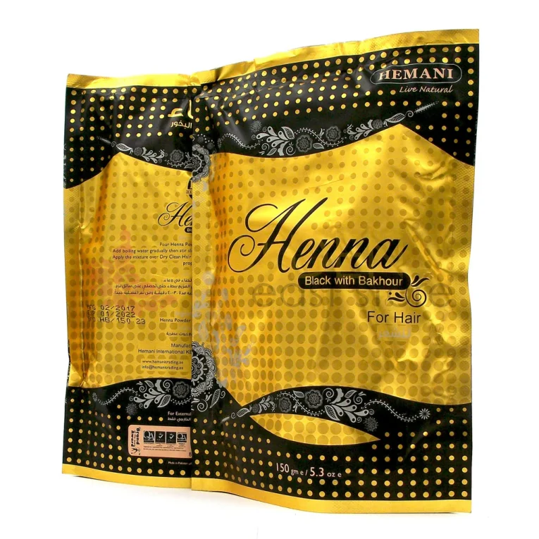 HEMANI Black Henna W Bakhour 150 gm