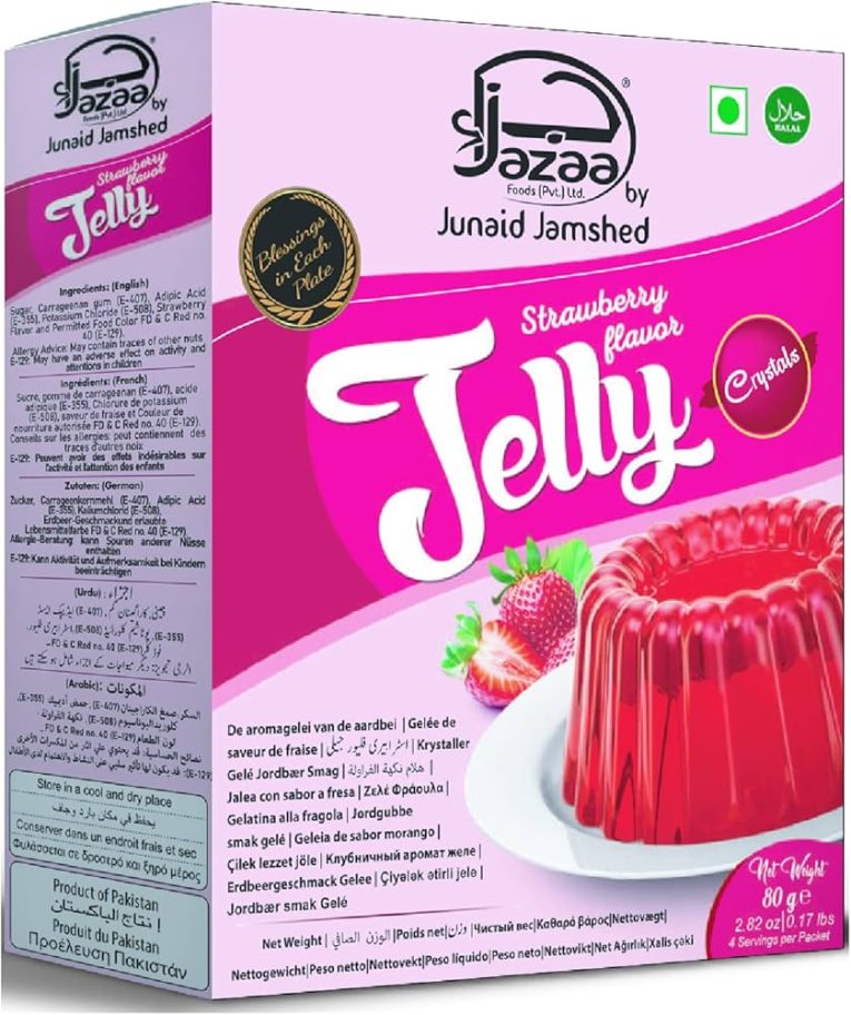JAZAA Jelly Crystal STRAWBERRY 80 gm