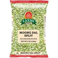 LAXMI Moong Daal Split ( W/Skin ) 4 lb