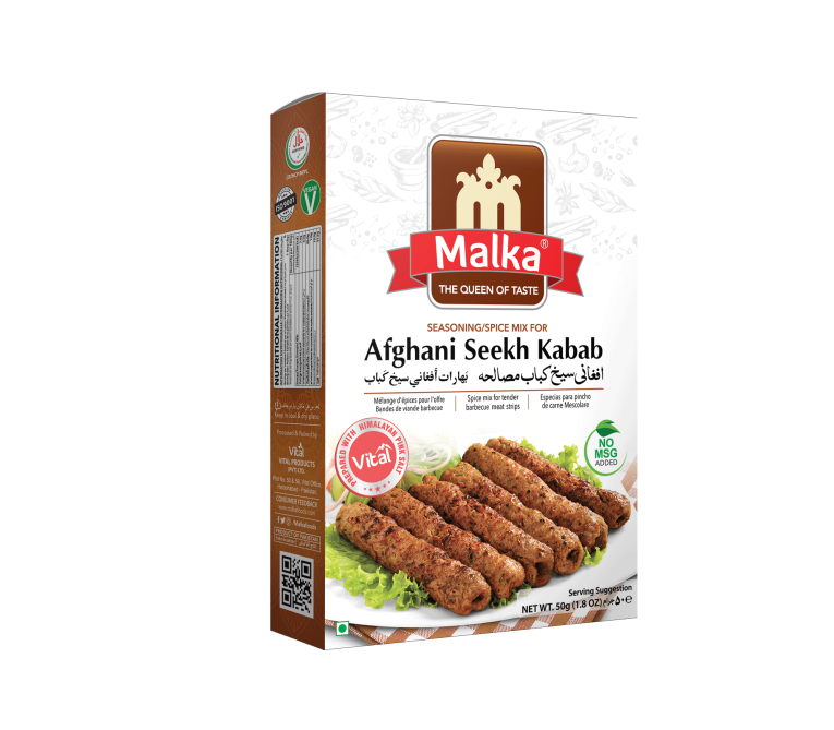 MALKA Afghani Seekh Kabab 100 gm