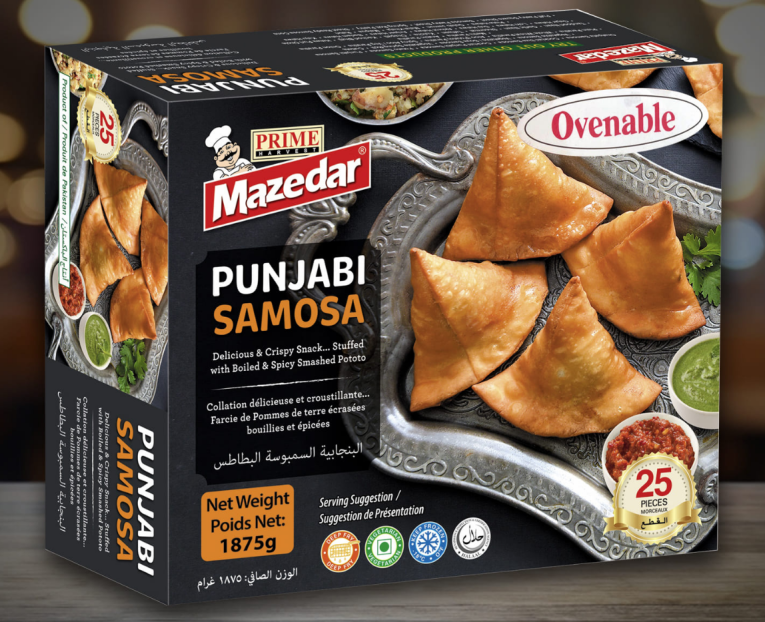 MAZEDAR Punjabi Samosa Oven-Able 25 PCS