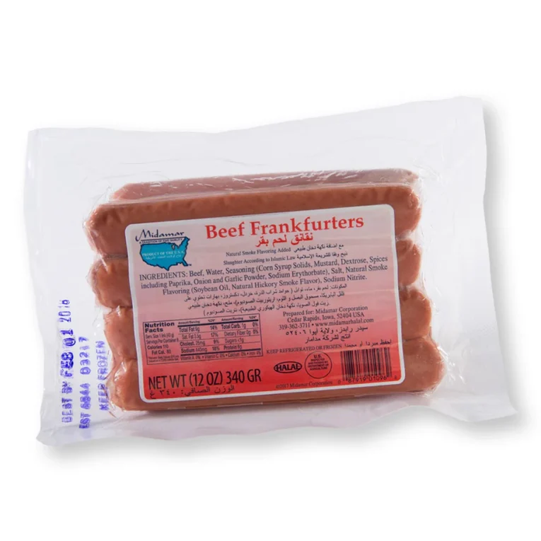 MIDAMAR Beef Franks 12 oz