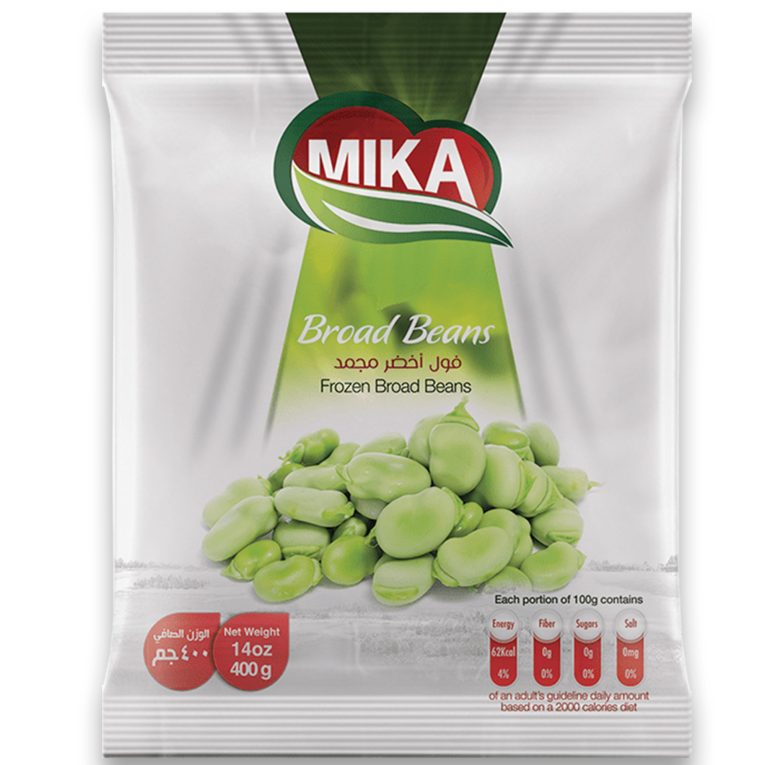 MIKA Green Broad Beans 396 g