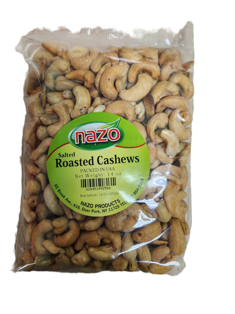 NAZO Cashews Roasted Salted 14 oz