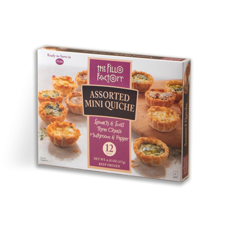 THE FILLO FACTORY Assorted Quiche 177 gm