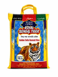 ROYAL Bengal Tiger Sella Rice 10 LB
