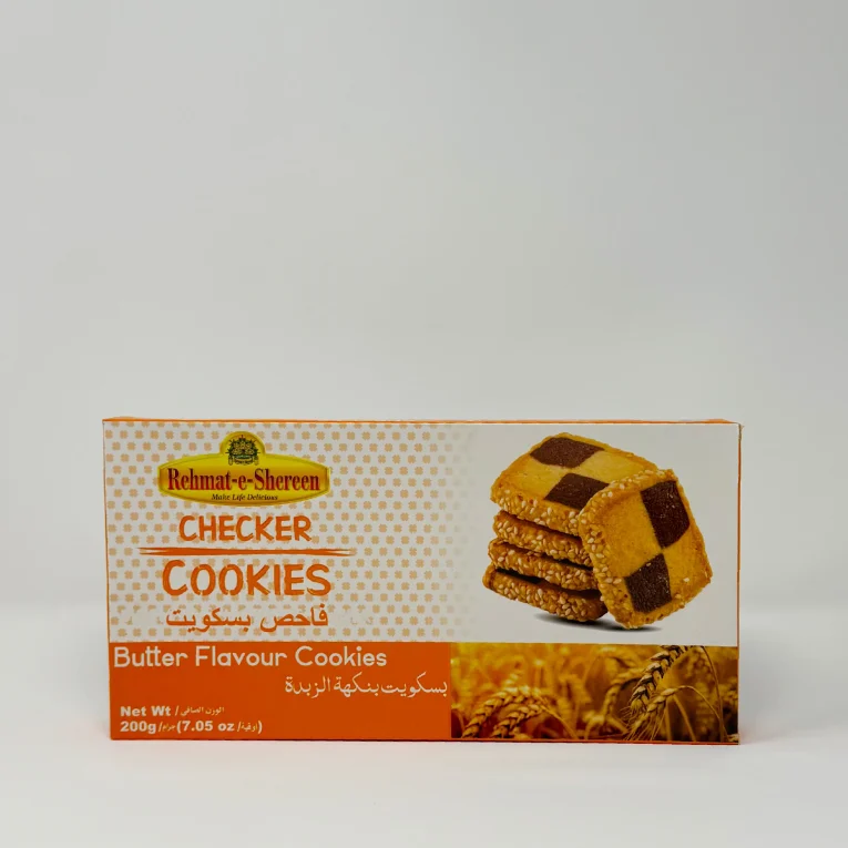Rehmat-e-Shireen Chocolate Checkered Cookies 200 gm
