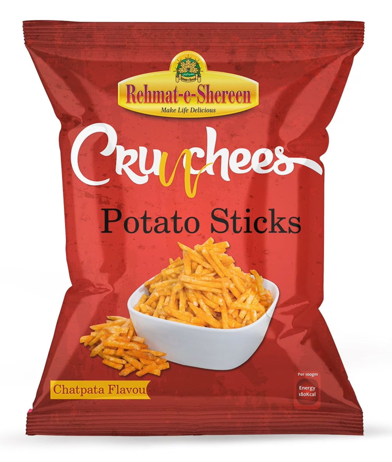 Rehmat-e-Shireen Crunches Potato Chips 100 gm