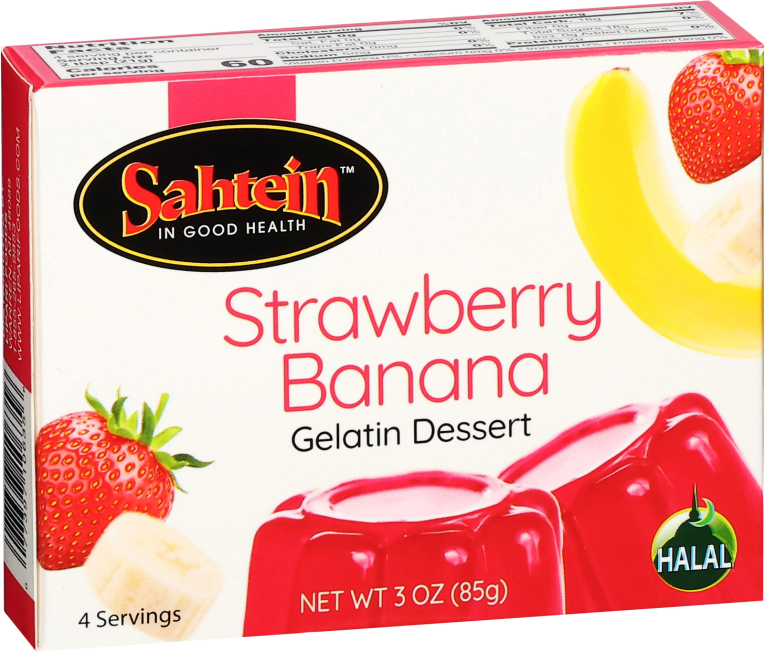 SAHTEIN Strawberry Banana jelly 3 oz