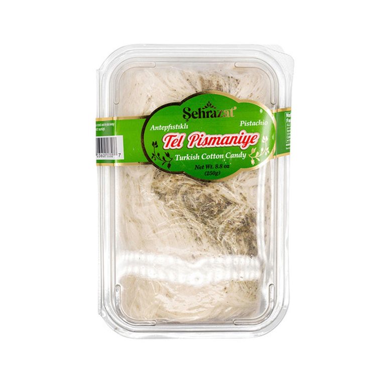 SEHRAZAT Turkish Cotton Candy 250 g Pistachio