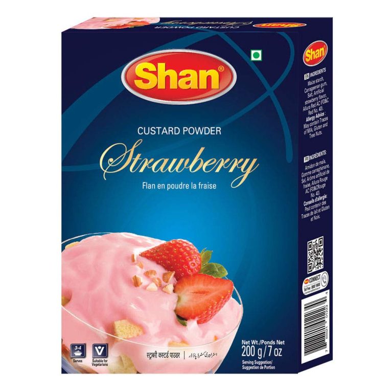 SHAN Custard Powder STRAWBERRY 250 gm