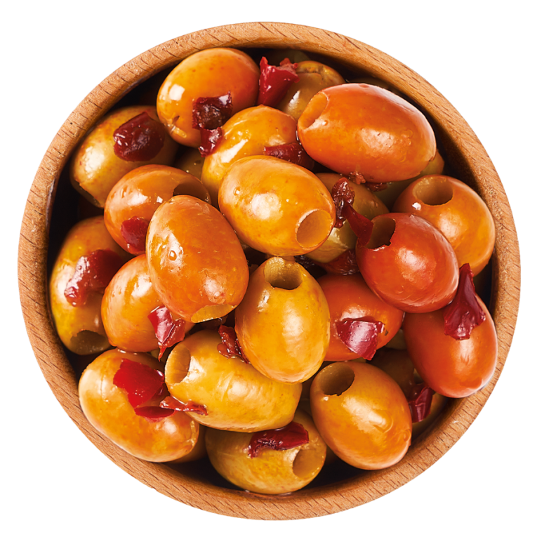 SULTAN GARDEN Green Olive HOT Jumbo 1000 gm