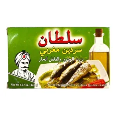 SULTAN Moroccan Sardines W / Chili Pepper 4.37 gm