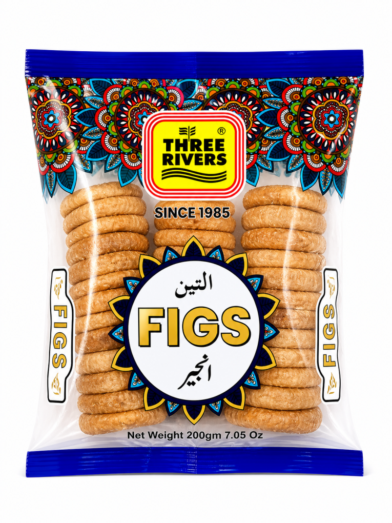 THREE RIVERS Dried Figs 200 gm