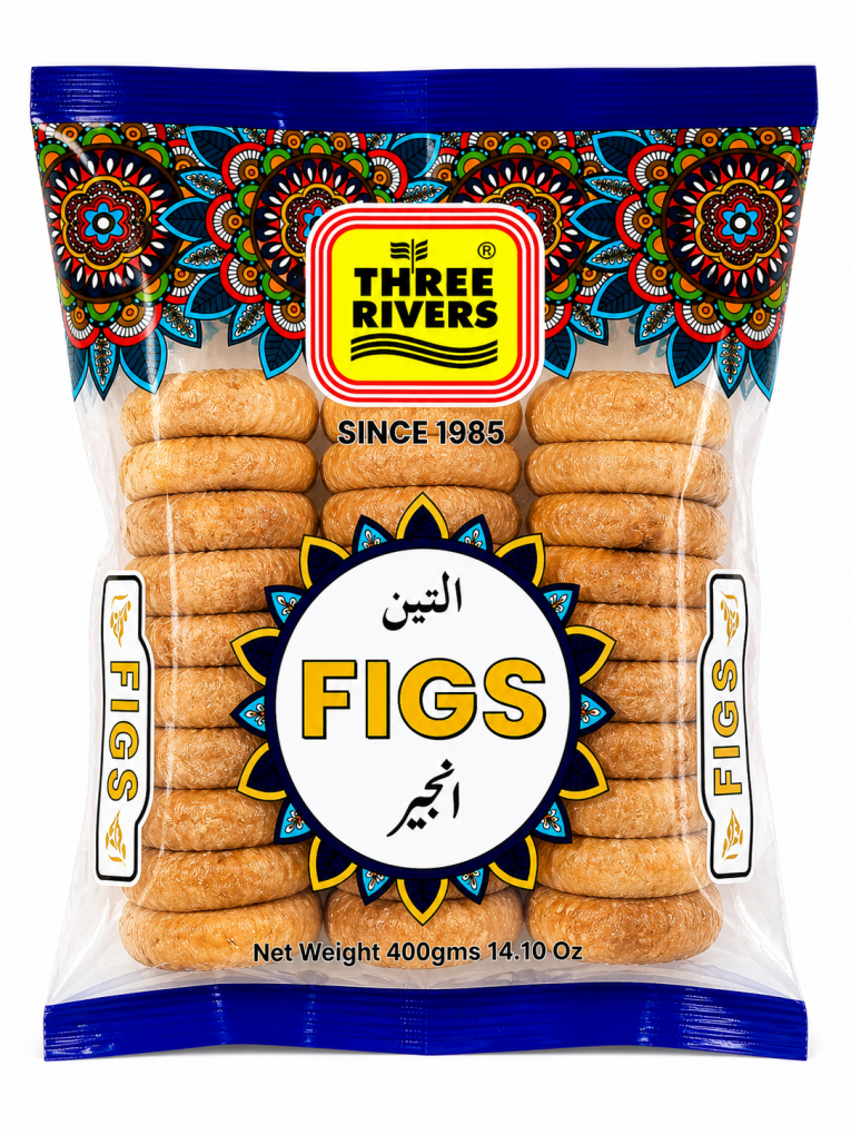 THREE RIVERS Dried Figs 400 gm