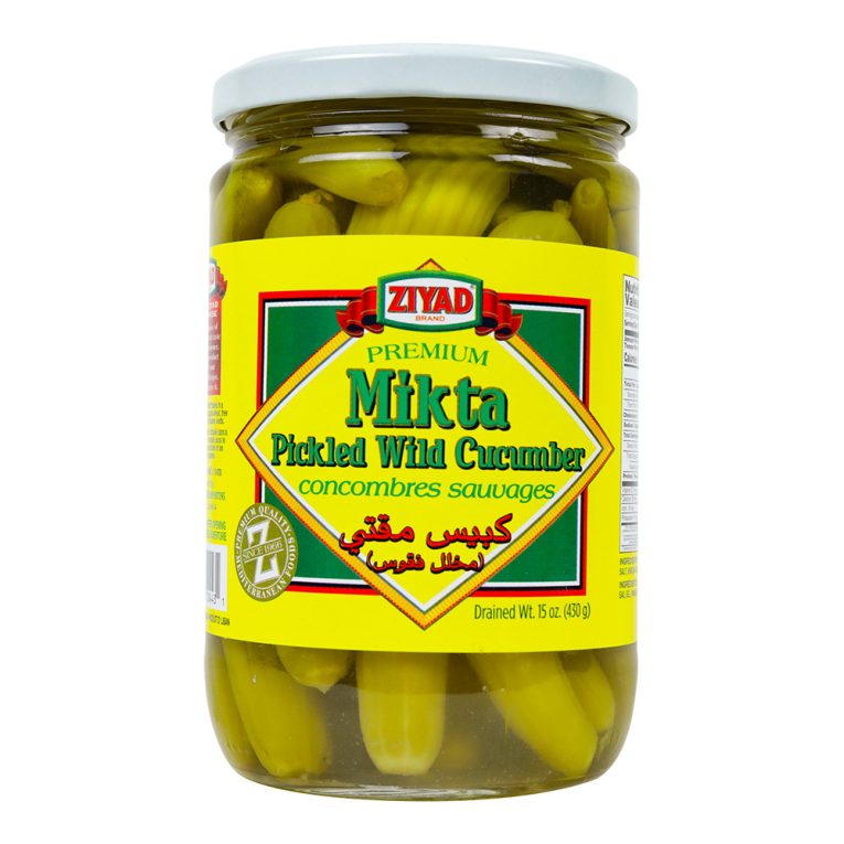 ZIYAD Pickled Wild Cucumber Mikta 15 oz JAR