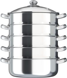 KOH 5-Tier Steamer W/Lid  (28 CM)