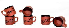 Clay Water Cups 6 PACK