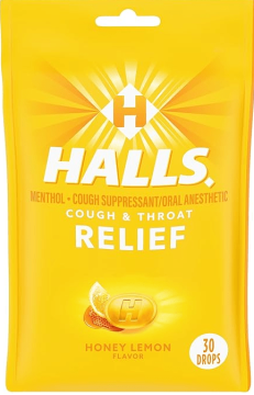 HALLS Honey & Lemon Drops 33.5 gm