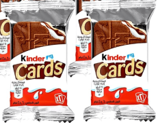 KINDER Cards 25.6 gm ( 2 PACK )