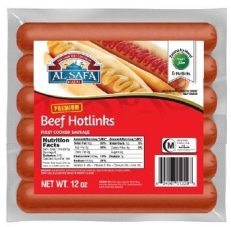 AL SAFA Beef Hot Links ( Cooked ) 12 oz