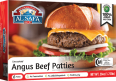AL SAFA Angus Beef Burger Patties 1.75 LB 6 pcs
