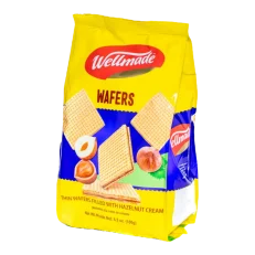 WELLMADE Wafers Hazelnut Bag 180 g