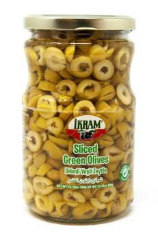 IKRAM Sliced Green Olives 700 gm