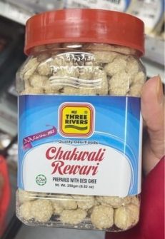 Three Rivers Chakwali Rewari 250 gm JAR