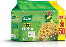 KNORR Chicken Instant Noodles PP 6 PACK