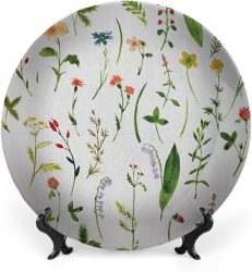 CERAMIC Flower Plate 16 INCH (12232)