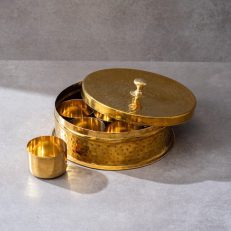 GOLDEN Ceramic Mewa Dani / Candy Pot