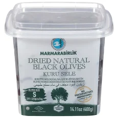 MB GEMLIK Black Olives (291-320/kg) 400 gm