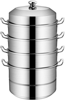 AAHU BARAH 5 Layers Steamer 36 CM