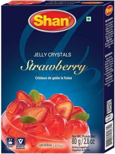 SHAN Jelly Crystals STRAWBERRY 80 gm