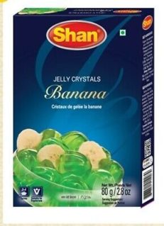 SHAN Jelly Crystals BANANA 80 gm