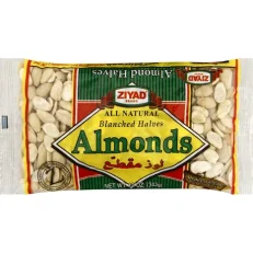 ZIYAD Blanched Almond Halves 12 oz