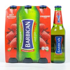 BARBICAN Strawberry Malt Drink 11.1 Fl oz