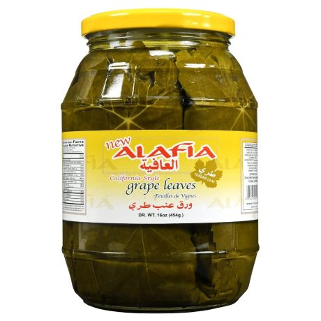 ALAFIA Grape Leaves 454 gm JAR