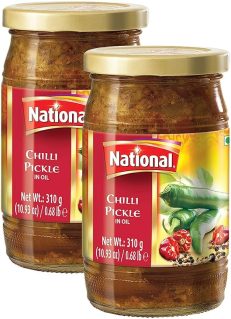 NATlONAL Green Chilli Pickle 310 gm