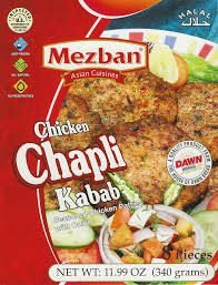 MEZBAN Chicken Chapli Kabab 8 PCS 340 gm