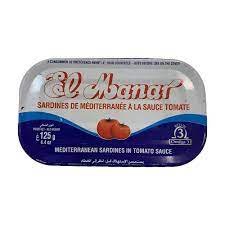 EL MANAR Sardines W/ Tomato Sauce 125 gr