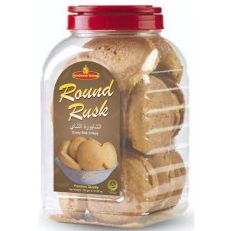 UNITED KING Round Rusk 300 gm JAR