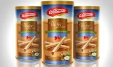 WELLMADE Hazelnut Wafer Roll 250 g TIN