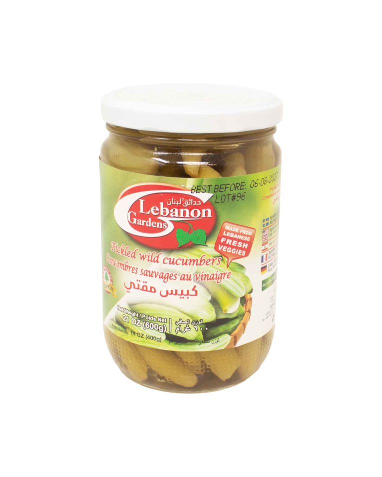 LEBANON GARDEN Pickled Whole Wild Cucumber 600 gm