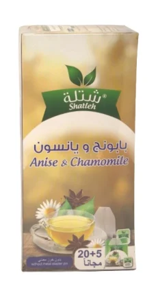 SHATLEH Chamomile & Anise 25 TB