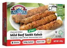 AL SAFA Beef Seekh Kebab MILD 345 gm