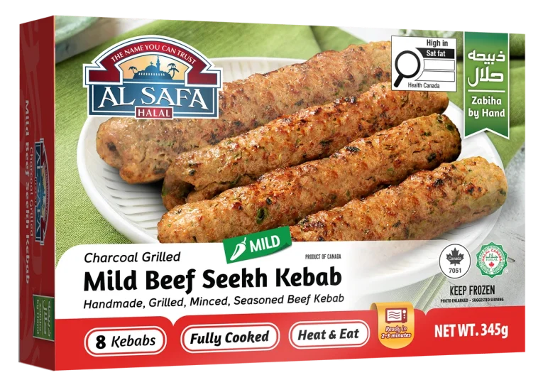 AL SAFA Beef Seekh Kebab MILD 345 gm