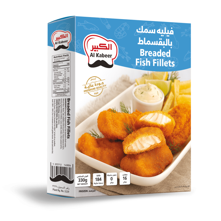 AL KABEER Breaded Fish Fillets 330 gm